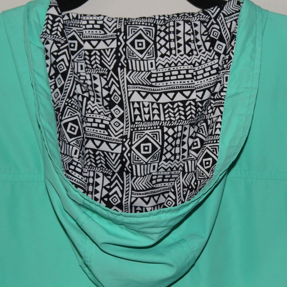 Turquoise Windbreaker - Picture 2 of 4